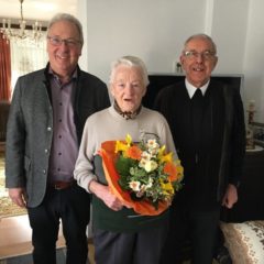 Gratulation Frau Bauer