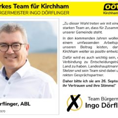 Kandidatenvorstellung Platz 1 – Bürgermeister Ingo Dörflinger