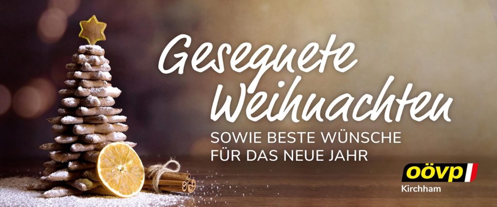 Frohe Weihnachten und ein gutes neues Jahr!