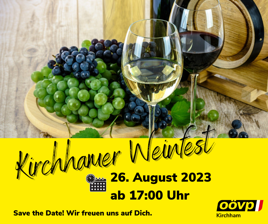 Save the Date: Weinfest der ÖVP!